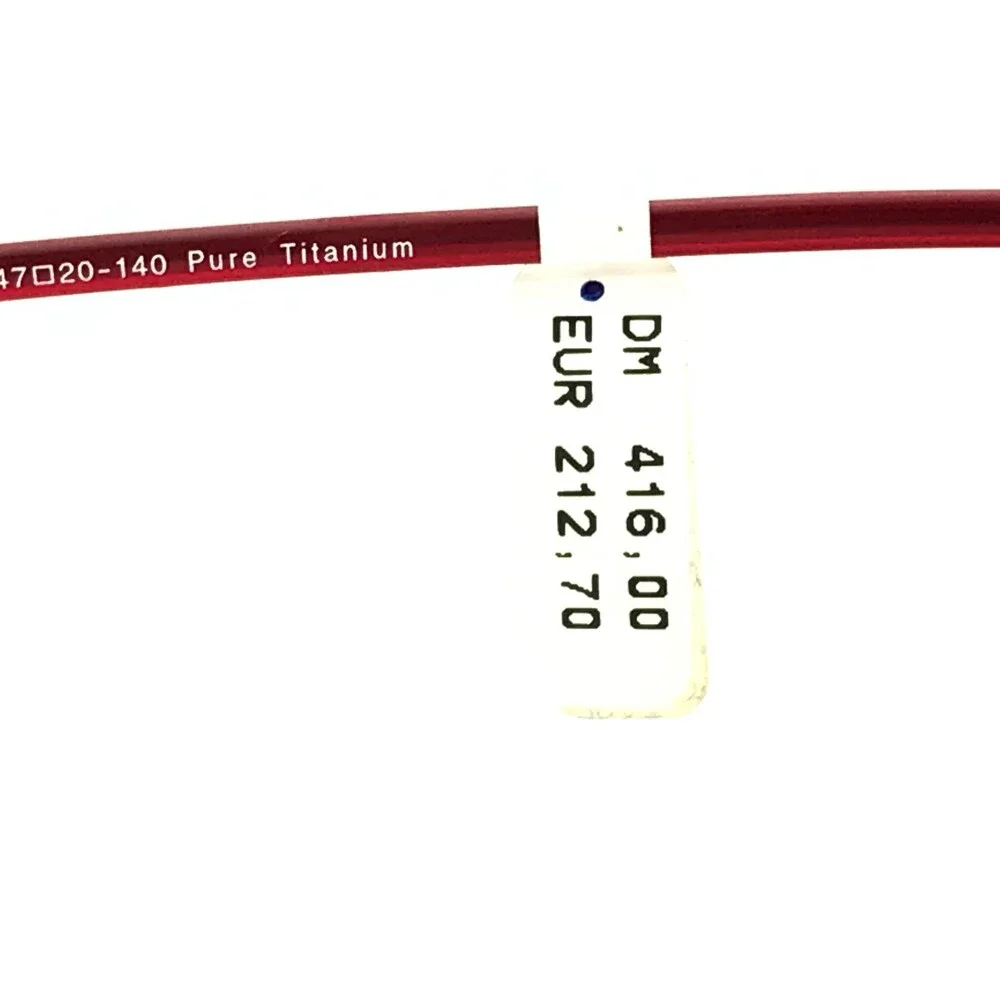 Conquistador Eyeglasses Frames TNP 3 70 Burgundy Red Silver Titanium 47-20-140